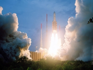 THOR 7 launched atop the Ariane 5 rocket.