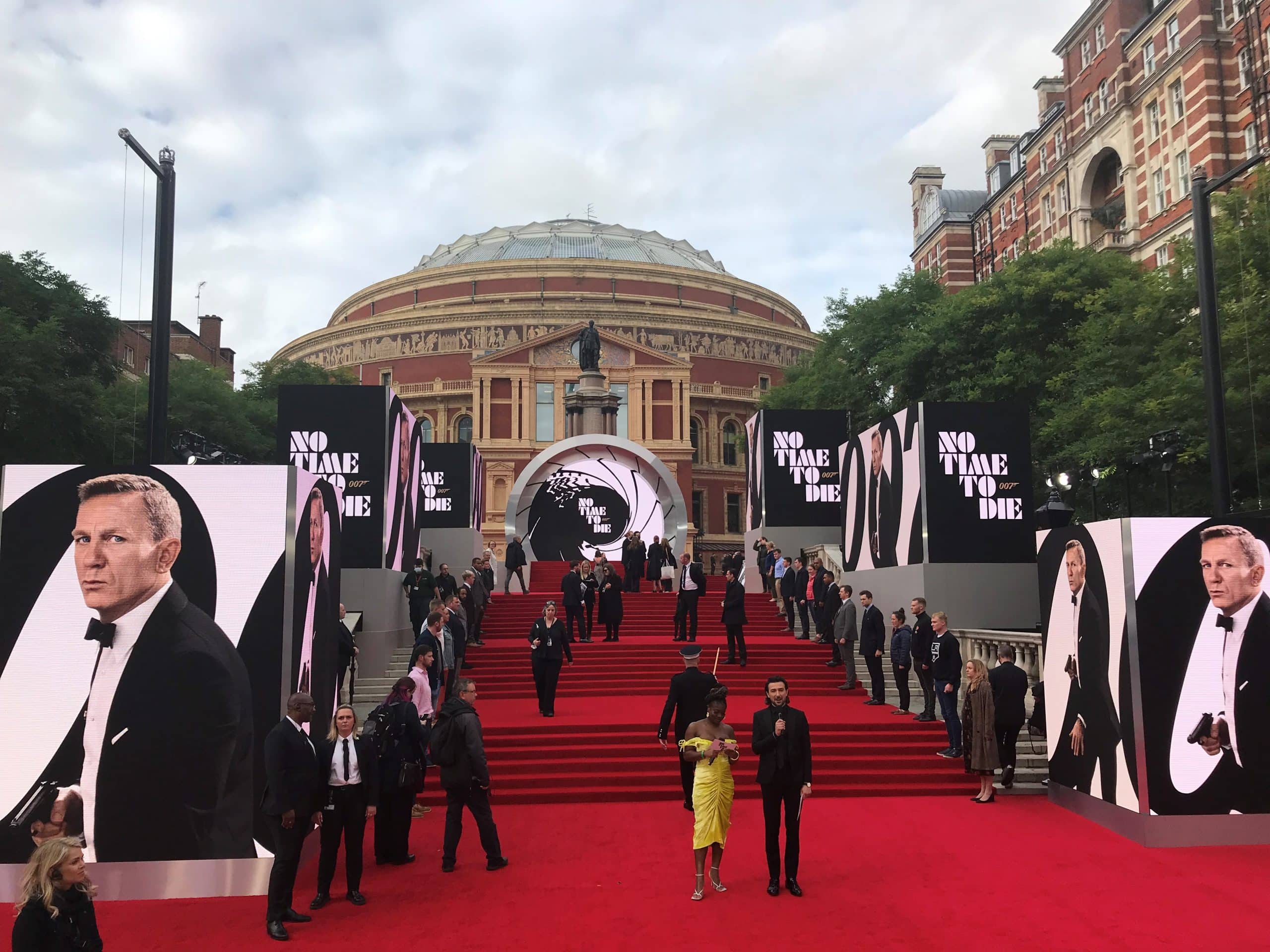 From its satellite, THOR 10-02, Telenor Satellite broadcast the live red-carpet premiere of "No Time to Die" from London’s Royal Albert Hall to international pre-release screenings across Europe. Photo: Telenor Satellite