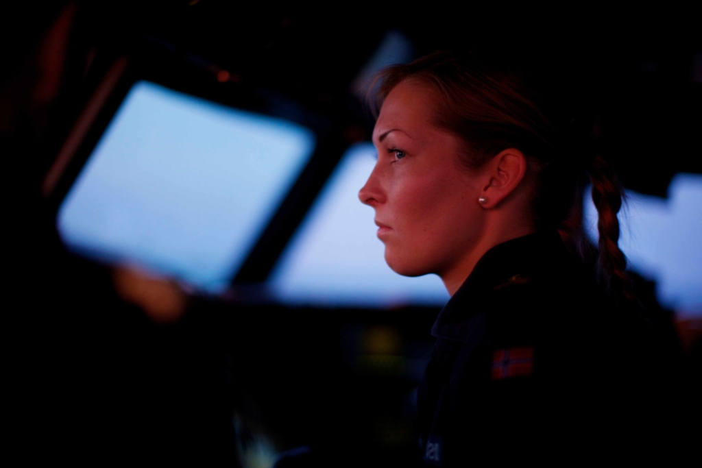 Navy officer. Photo: Torgeir Haugaard Forsvaret