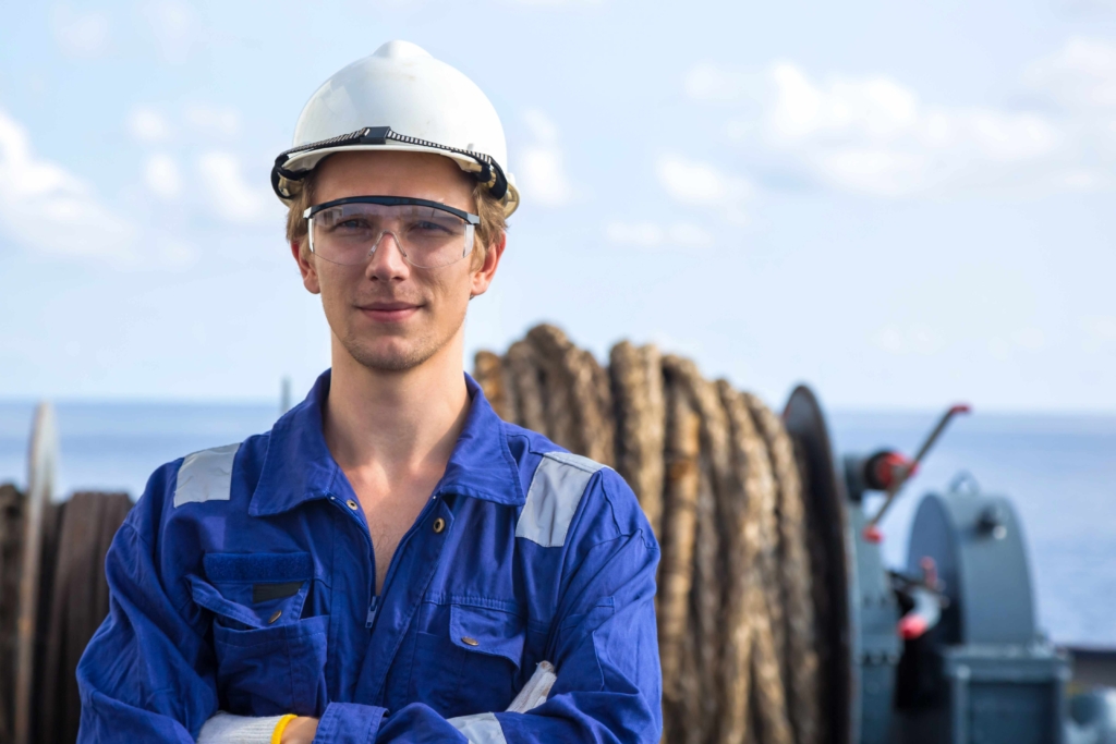 crew on merchant ship