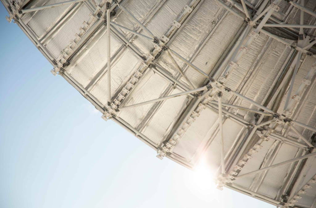 Nittedal teleport ground station antenna