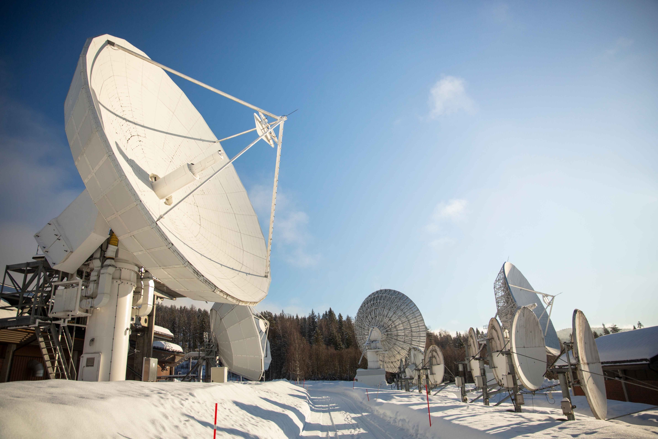 Antennas at Nittedal Teleport