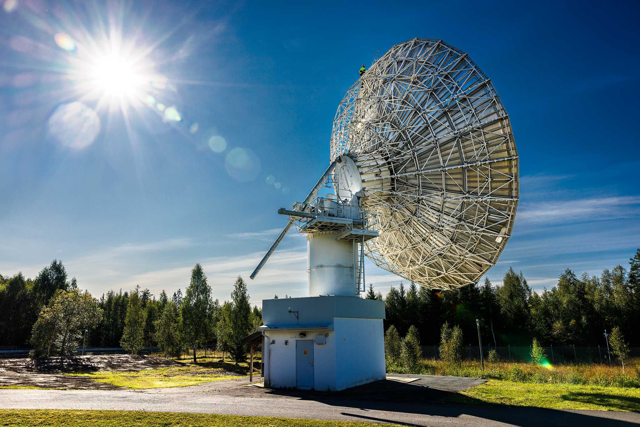 Ground antenna at Nittedal teleport